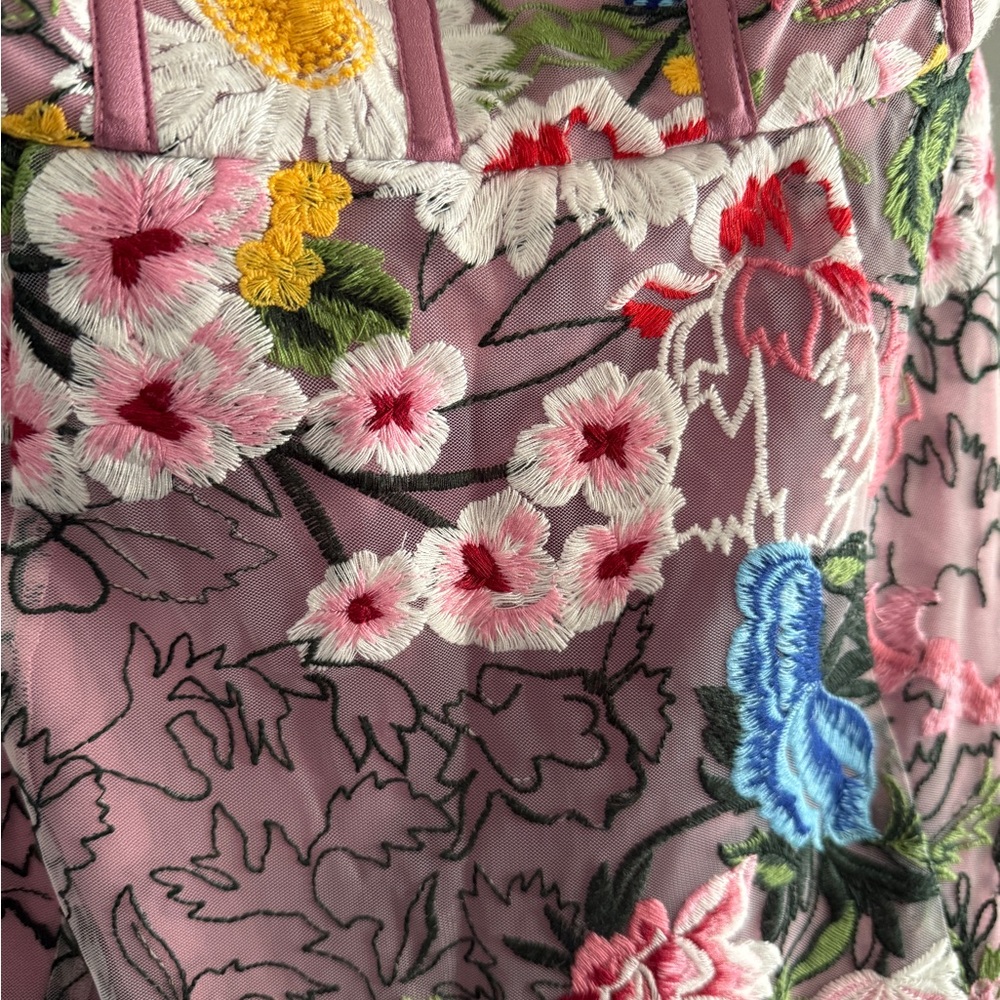 Dress the Population Carina Floral Midi Dress - Picture 3 of 5